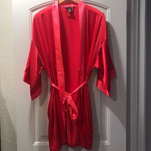 Pink and Red Victoria Secret Robe